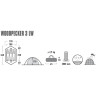 Палатка HIGH PEAK WOODPECKER 3 LW HP-951